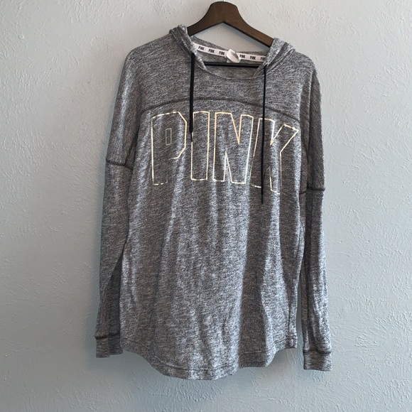 Vs open back tunic hoodie